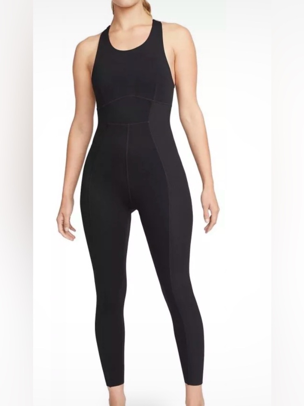 NWT Nike Yoga Dri-FIT Luxe Women’s medium 7/8 Jumpsuit